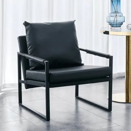 modern-pu-leather-accent-arm-chair-mid-century-upholstered-armchair-with-metal-frame-extra-thick-pad-1