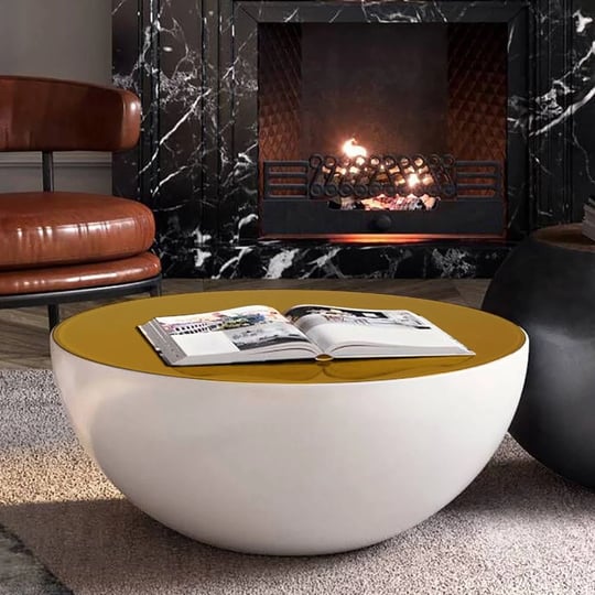 modern-white-round-drum-coffee-table-hollow-interior-storage-yellow-top-1-piece-1