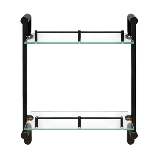 modona-oval-14-75-in-w-double-glass-wall-shelf-with-pre-installed-rails-in-rubbed-bronze-1