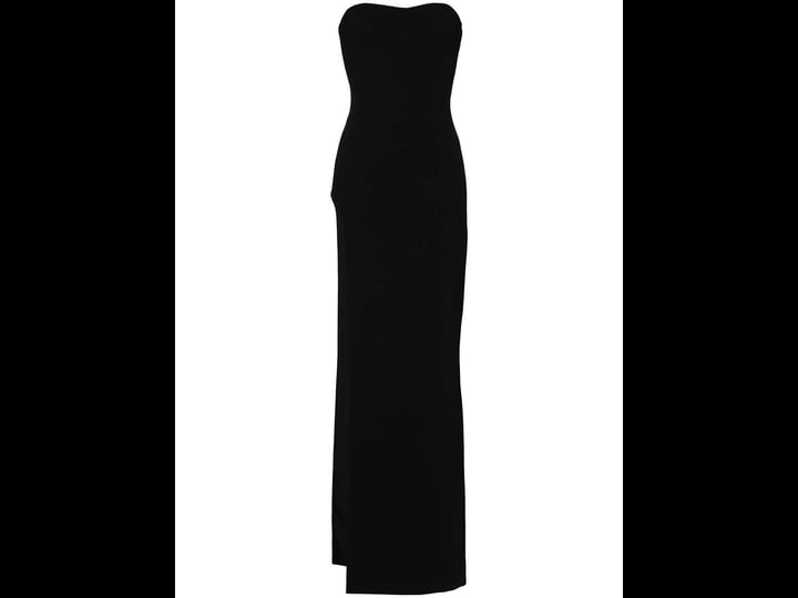 monot-high-slit-strapless-tube-gown-black-1