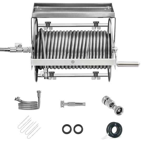 morvat-150ft-stainless-steel-garden-hose-reel-with-accessories-100ft-hose-1