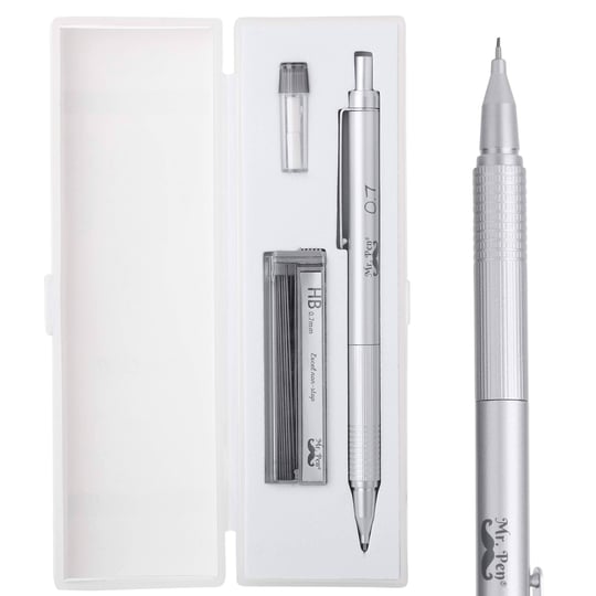 mr-pen-mechanical-pencils-0-7-metal-mechanical-pencils-drawing-mechanical-pencils-gray-mechanical-pe-1
