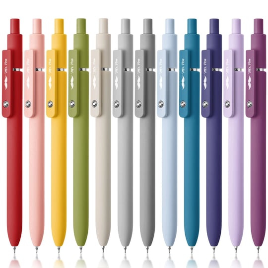 mr-pen-retractable-gel-pens-12-pack-morandi-and-vintage-barrels-black-gel-pens-fast-dry-gel-pens-fin-1