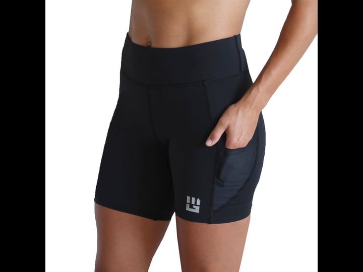 mudgear-womens-flex-fit-compression-shorts-6-inch-inseam-pockets-running-yoga-l-black-size-one-size-1