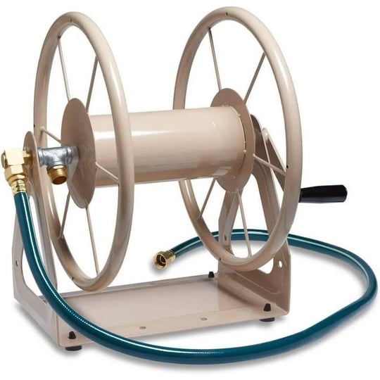 multipurpose-steel-garden-wall-floor-hose-reel-brown-1