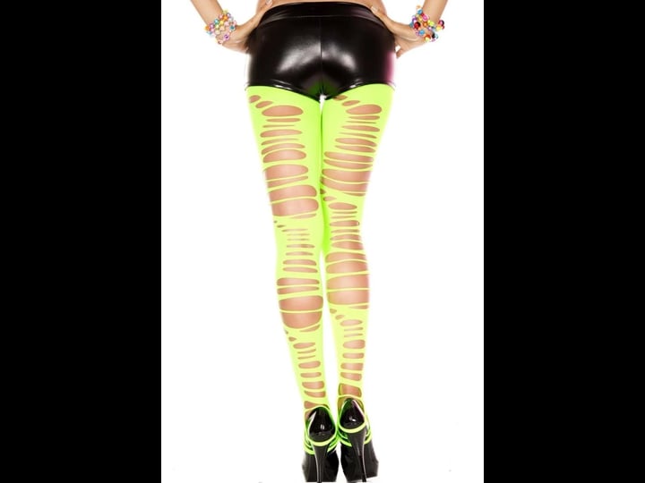 music-legs-35244-neongreen-spandex-ripped-opaque-stirrup-leggings-neon-green-1