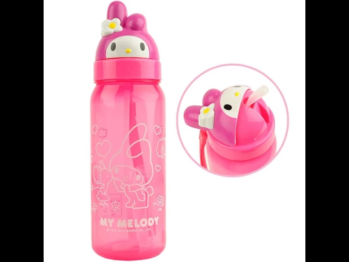 my-melody-plastic-face-die-cut-water-bottle-with-flip-straw-500ml-17oz-pink-1