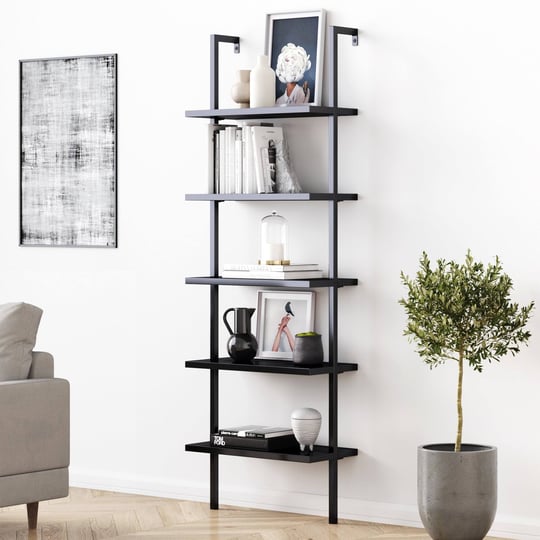 nathan-james-theo-5-shelf-ladder-bookcase-wood-with-metal-frame-black-1
