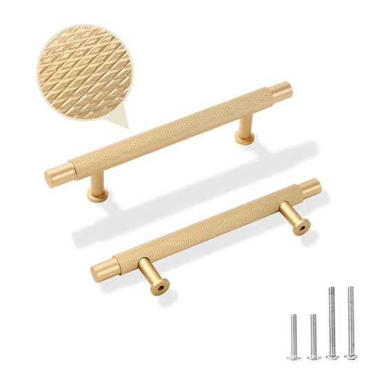 naubea-6-pack-yellow-gold-cabinet-pulls-knurled-cabinet-handles-solid-5-inch128mm-hole-centers-champ-1