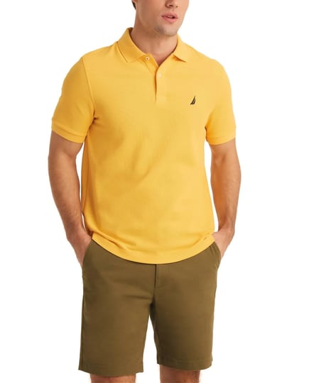 nautica-mens-classic-fit-deck-polo-shirt-yellow-sun-size-l-1