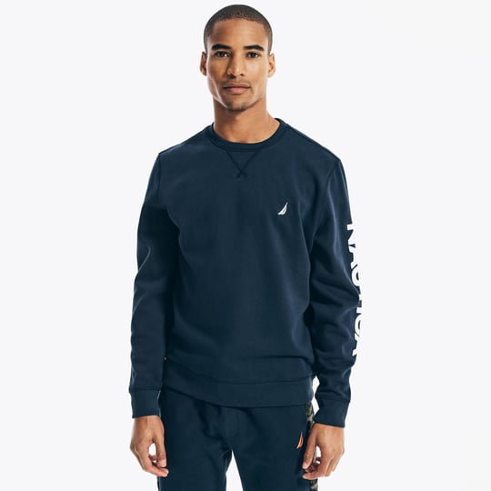nautica-mens-logo-crewneck-sweatshirt-navy-xs-shop-spring-styles-1