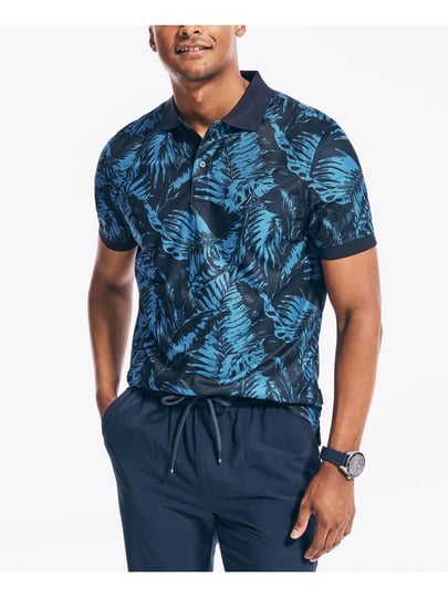 nautica-mens-navy-lightweight-floral-classic-fit-moisture-wicking-polo-s-1