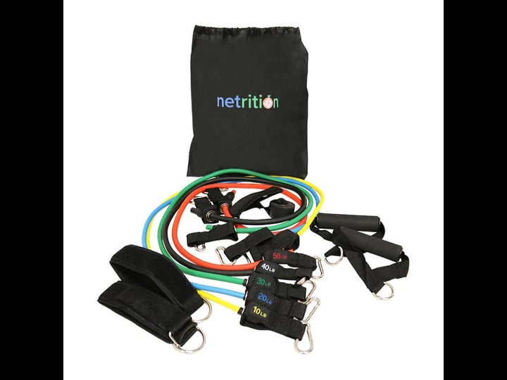 netrition-resistance-band-set-with-door-anchor-ankle-strap-and-carrying-case-1