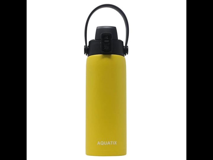 new-aquatix-lemon-yellow-21-ounce-pure-stainless-steel-double-wall-vacuum-insulated-sports-water-bot-1