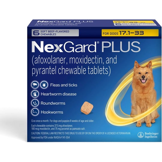 nexgard-plus-chewables-for-dogs-17-1-33-lbs-6-month-supply-1