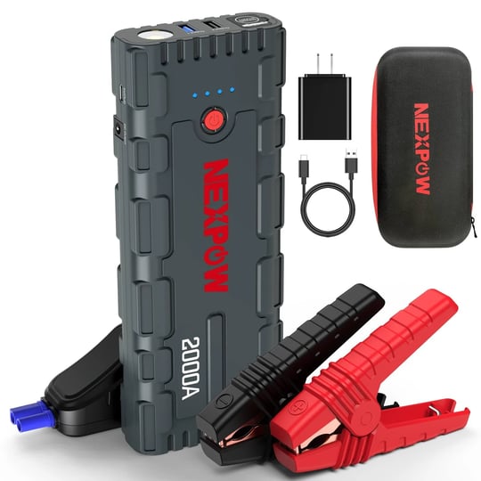 nexpow-2000a-peak-18000mah-car-jump-starter-with-usb-quick-charge-3-0-gray-1
