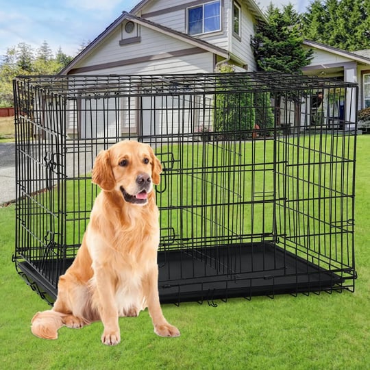 niamvelo-heavy-duty-dog-crate-dog-cage-42-extra-large-dog-crate-kennel-for-large-dogs-folding-metal--1