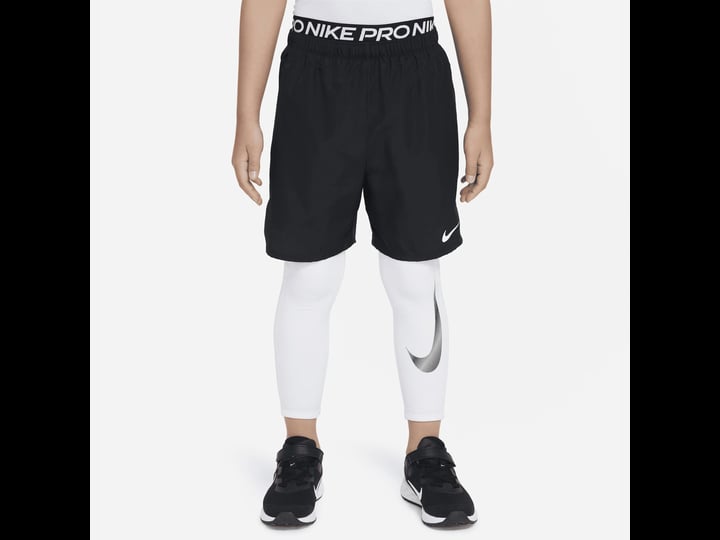 nike-big-boys-pro-warm-dri-fit-logo-print-tights-white-size-l-14-17