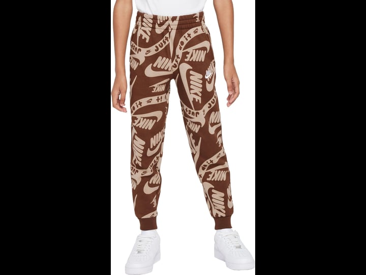 nike-big-kids-sportswear-club-fleece-logo-print-joggers-cacao-wow-1