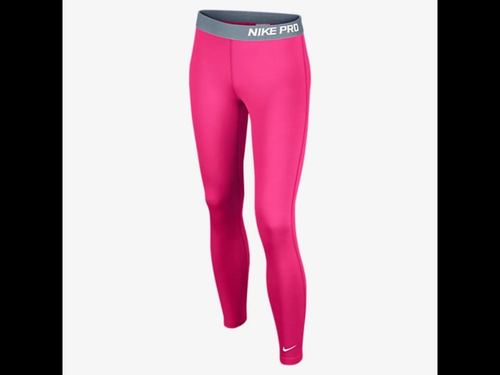 nike-bottoms-nike-girls-pro-dri-fit-size-medium-leggings-color-pink-size-mg-sendmenewss-closet-1