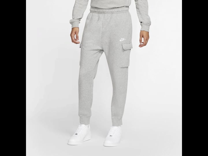nike-grey-fleece-sportswear-club-cargo-pants-1