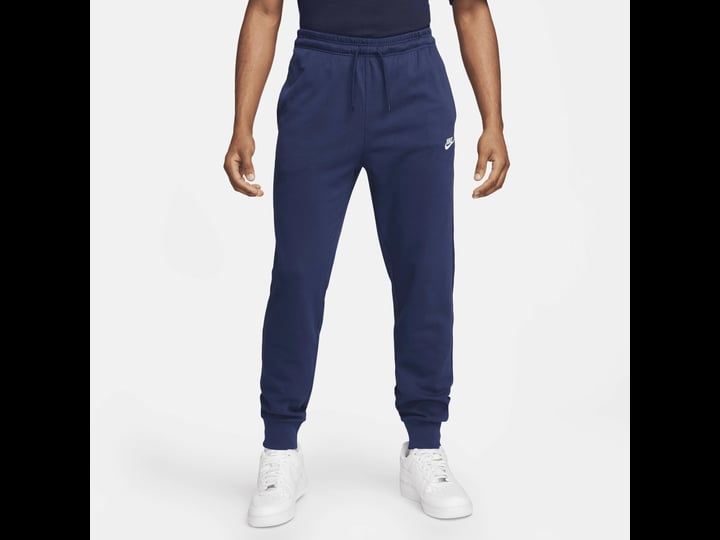 nike-mens-club-fleece-knit-joggers-midnight-navy-white-size-xl-1