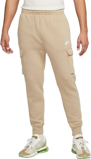 nike-mens-sportswear-club-fleece-cargo-pants-small-khaki-1