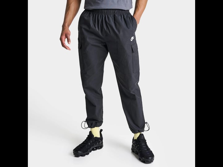 nike-mens-sportswear-repeat-woven-cargo-pants-in-black-black-size-large-cotton-nylon-1