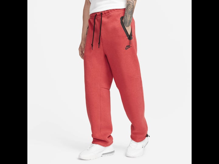 nike-mens-sportswear-tech-fleece-open-hem-sweatpants-red-1