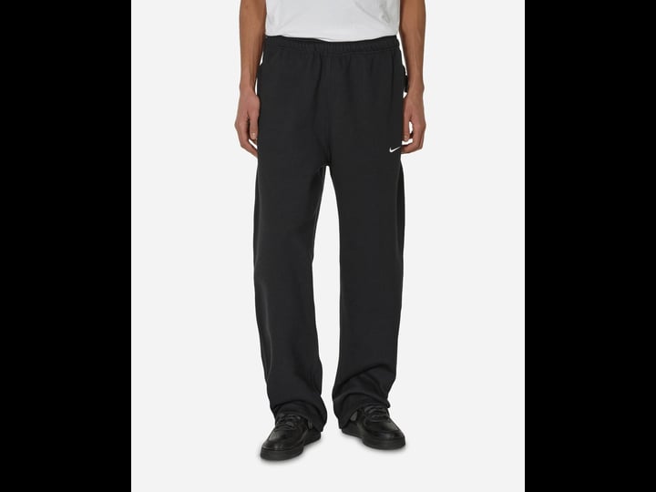 nike-solo-swoosh-black-open-hem-fleece-pants-s-1