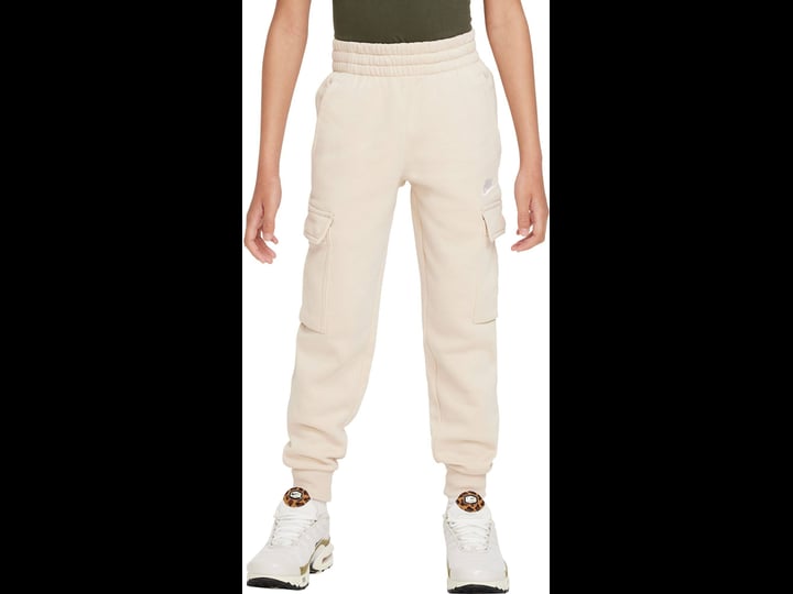 nike-sportswear-club-fleece-big-kids-cargo-pants-in-brown-1