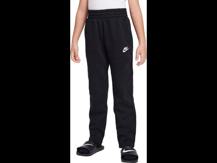 nike-sportswear-club-fleece-big-kids-open-hem-pants-in-black-1