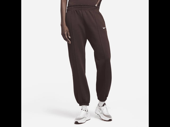 nike-sportswear-essential-collection-womens-fleece-pants-in-brown-size-small-bv4089-204