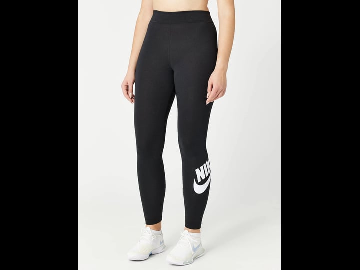 nike-sportswear-essential-high-rise-leggings-black-white-s-1