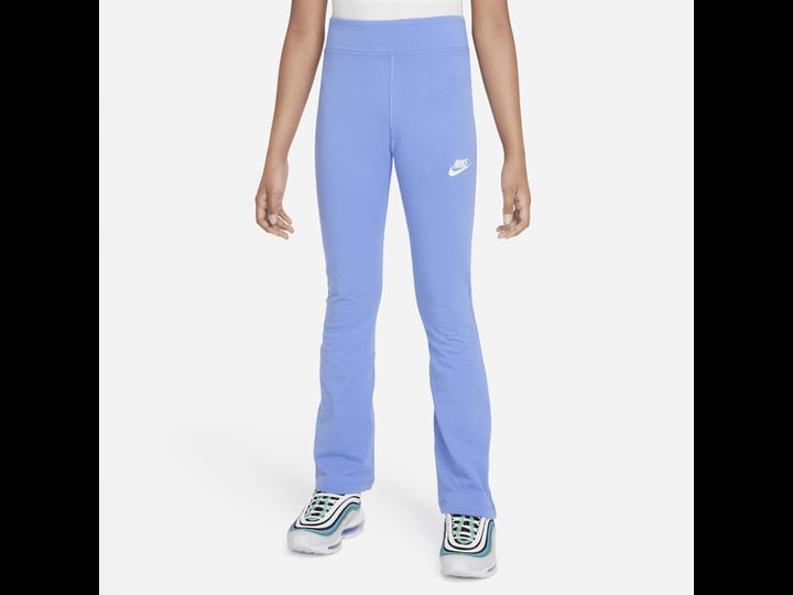 nike-sportswear-favorites-big-kids-girls-flared-leggings-in-blue-1
