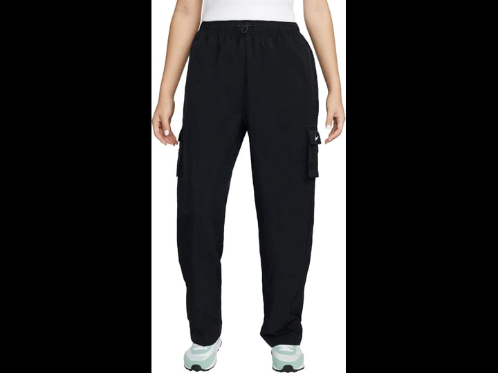 nike-sportswear-womens-essential-high-rise-woven-cargo-pants-large-black-1