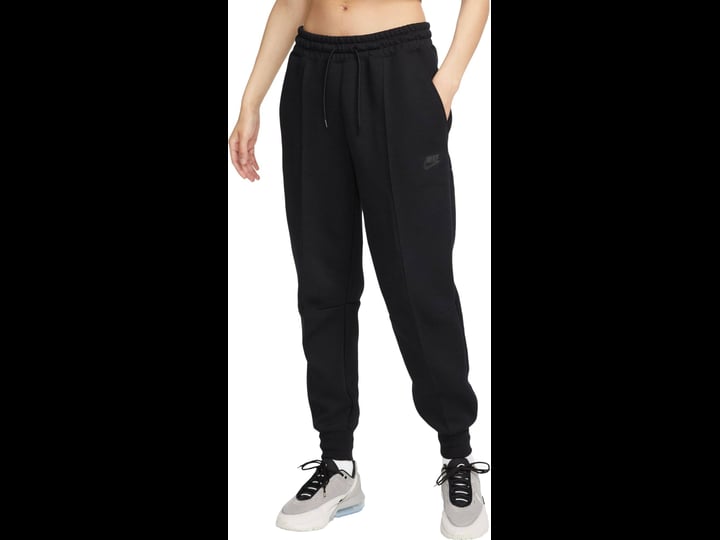 nike-sportswear-womens-tech-fleece-black-mid-rise-joggers-2xl-1