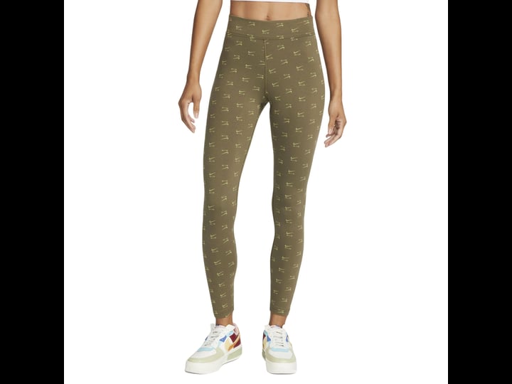 nike-womens-air-high-waisted-printed-leggings-green-1