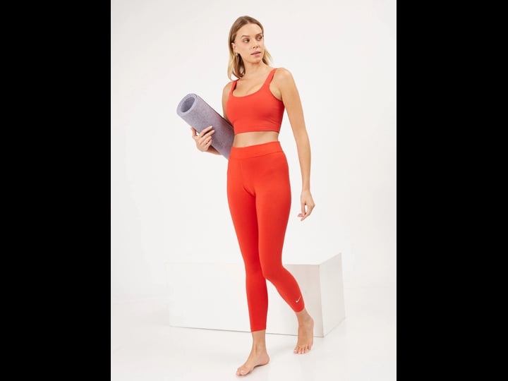 nike-womens-sportswear-7-8-mid-rise-essential-leggings-pants-red-size-large-polyester-cotton-spandex-1