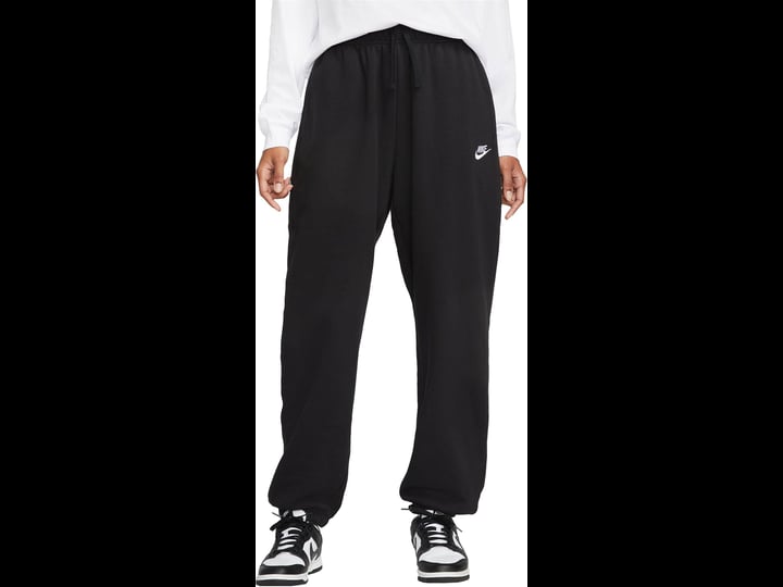 nike-womens-sportswear-club-fleece-mid-rise-oversized-sweatpants-black-size-xs-1