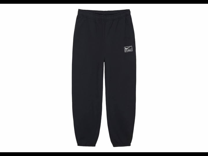 nike-x-stussy-fleece-pants-m-black-1