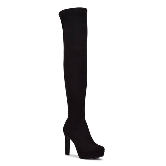 nine-west-womens-gotcha-over-the-knee-platform-boots-black-size-5-5m-1