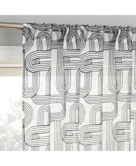 no-918-kaz-embroidered-retro-curves-sheer-rod-pocket-curtain-panel-50-x-63-black-white-1
