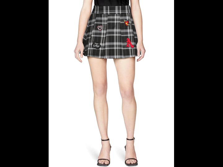 no-boundaries-juniors-tennis-skirt-girls-size-large-black-1