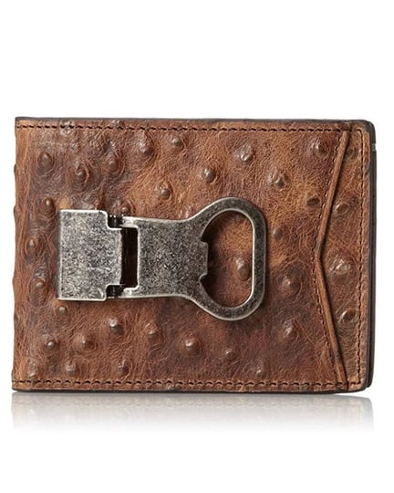 nocona-ostrich-bifold-money-clip-brown-1