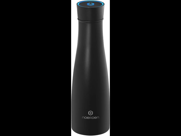 noerden-liz-smart-water-bottle-16-oz-uv-self-cleaning-sterilization-black-1