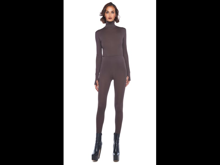 norma-kamali-womens-legging-with-footie-brown-leggings-1