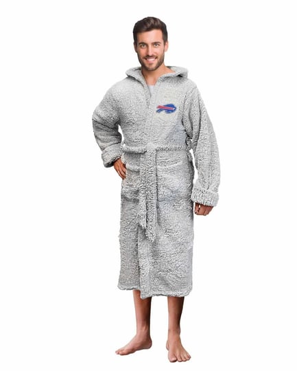 northwest-buffalo-bills-nfl-plush-hooded-robe-with-pockets-gray-1