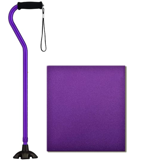 nova-medical-products-sugarcane-walking-cane-with-quad-tip-and-carrying-strap-stand-alone-cane-purpl-1