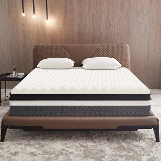 nutan-1-inch-convoluted-egg-shell-design-mattress-topper-orthopedic-white-1